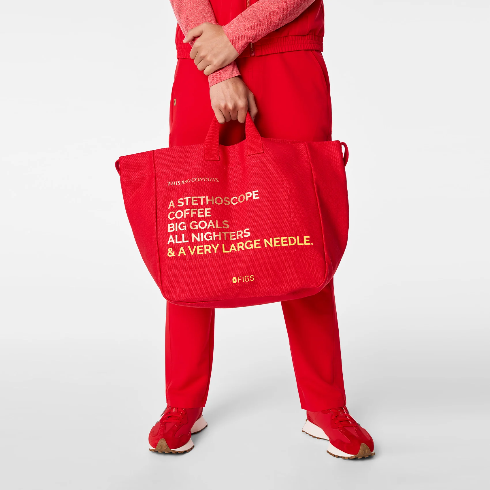 Pop Red Lunar New Year A Very Large Needle Tote - Image 5