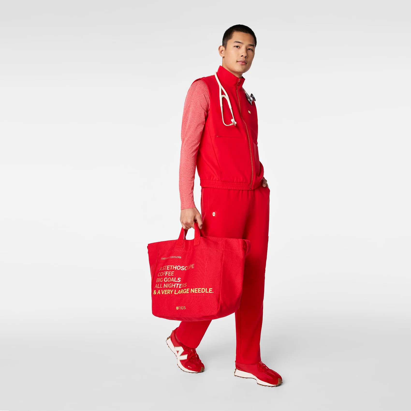 Pop Red Lunar New Year A Very Large Needle Tote - Image 6