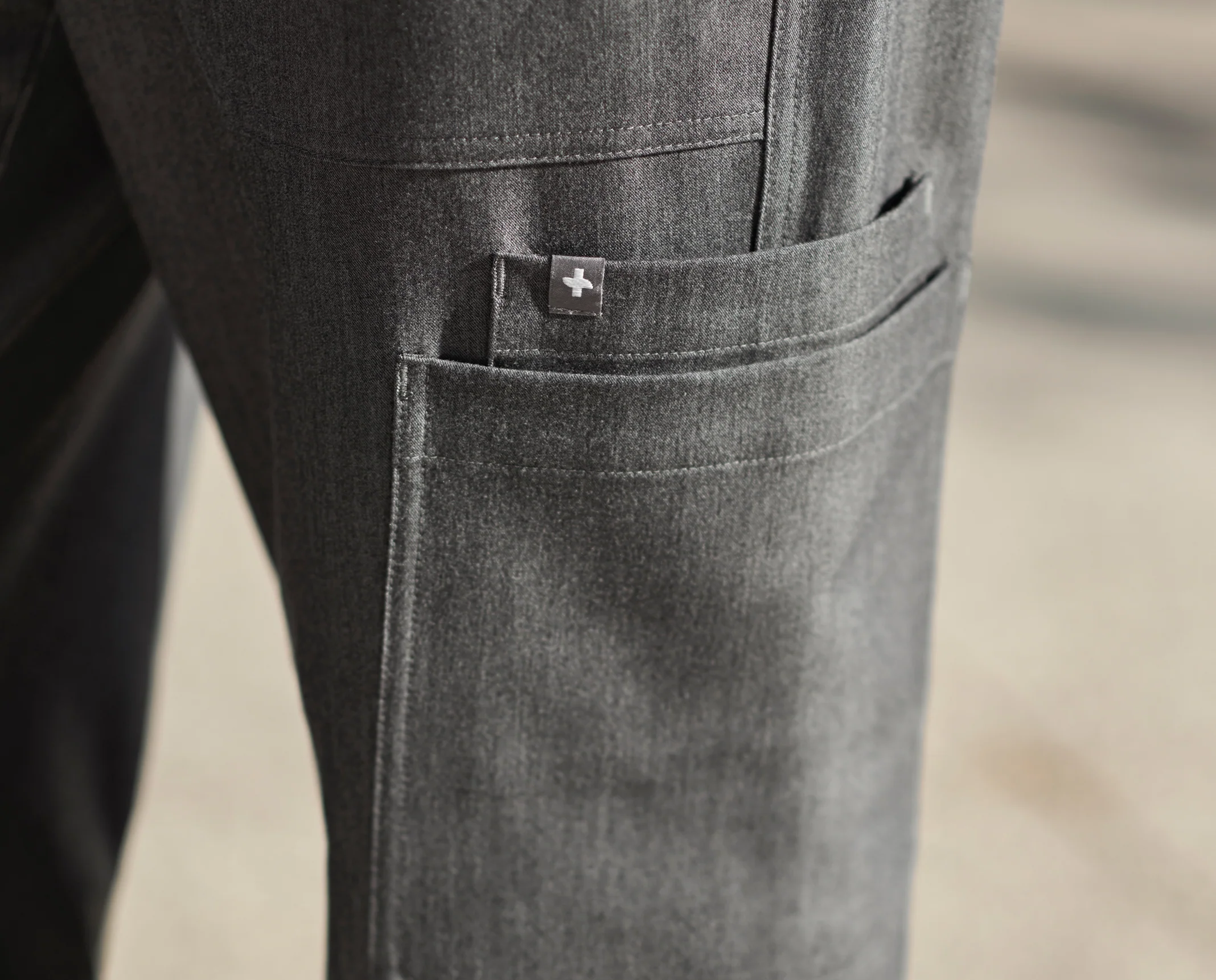 Men's Black Axim™ - Tall Cargo Scrub Pants - Image 7