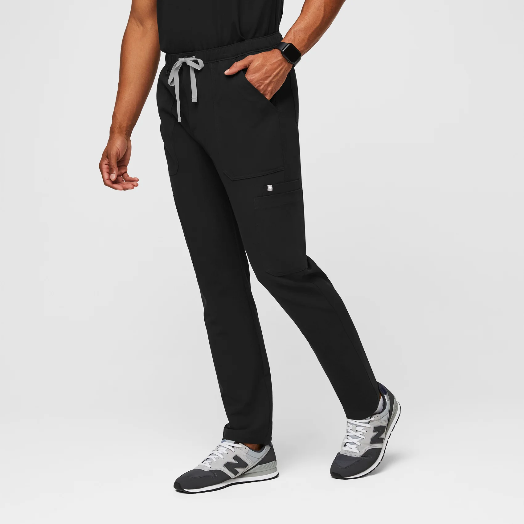 Men's Black Cairo™ - Cargo Scrub Pants - Image 3