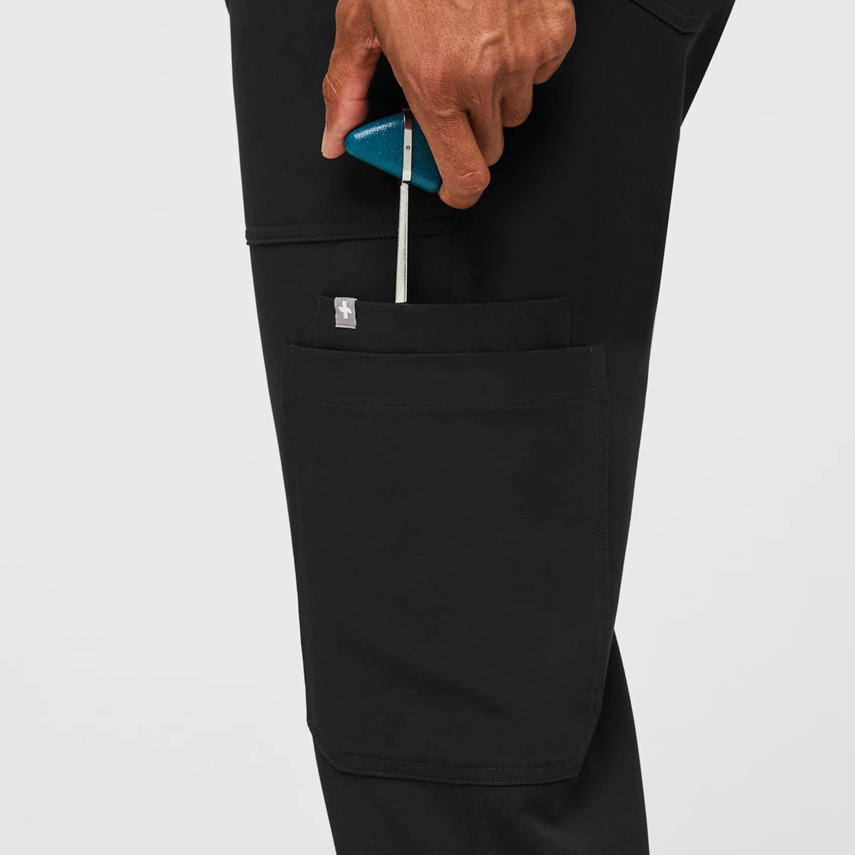 Men's Black Cairo™ - Cargo Scrub Pants - Image 6