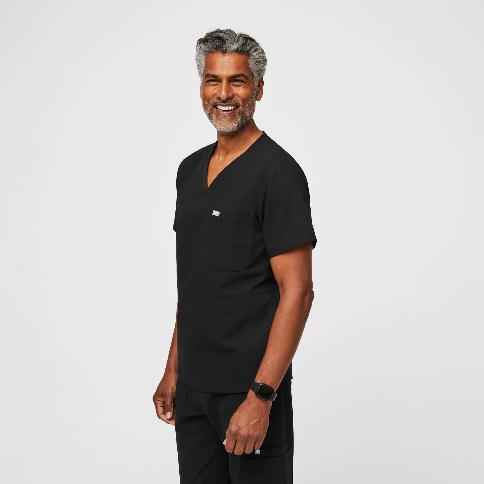 Men's Black Chisec™ - Three-Pocket Scrub Top - Image 3