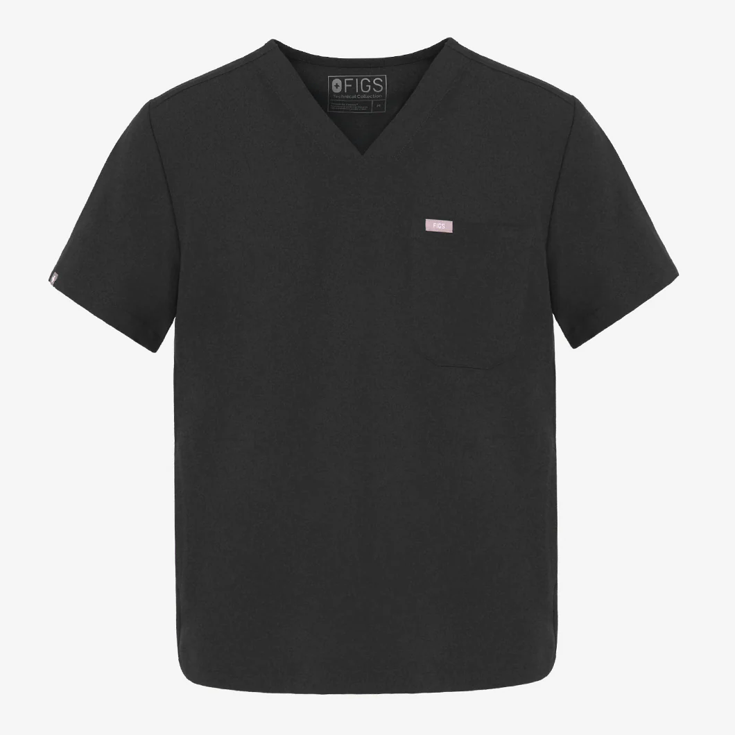 Men's Black Chisec™ - Three-Pocket Scrub Top - Image 5