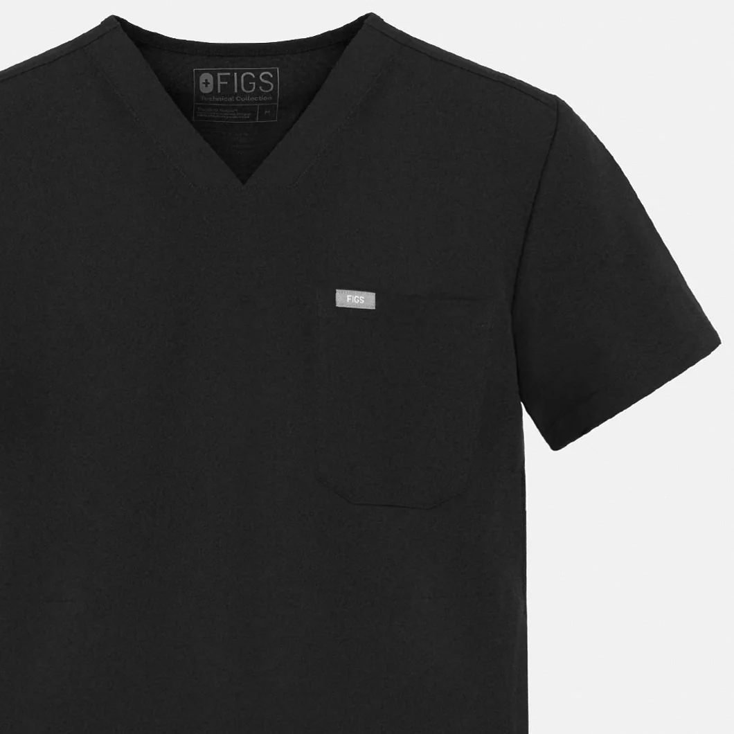 Men's Black Chisec™ - Three-Pocket Scrub Top - Image 6