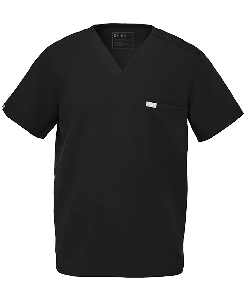 Men's Black Chisec™ - Three-Pocket Scrub Top - Image 8