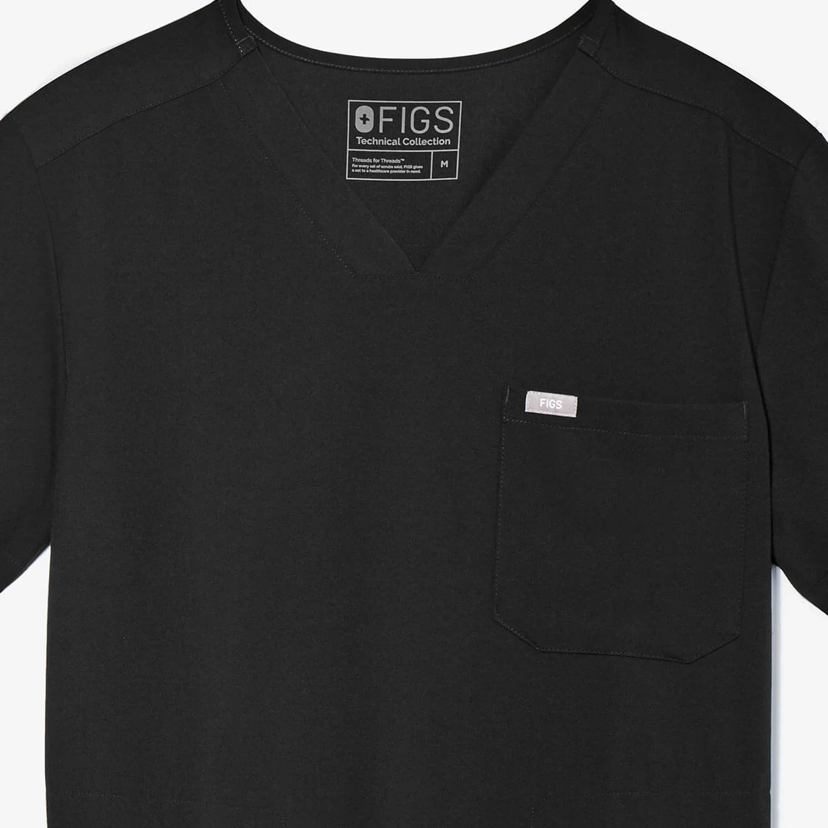 Men's Black Chisec™ - Three-Pocket Scrub Top - Image 9