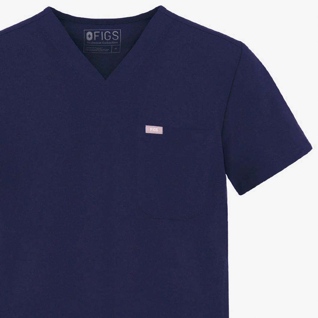 Men's Navy Chisec™ - Three-Pocket Scrub Top - Image 10