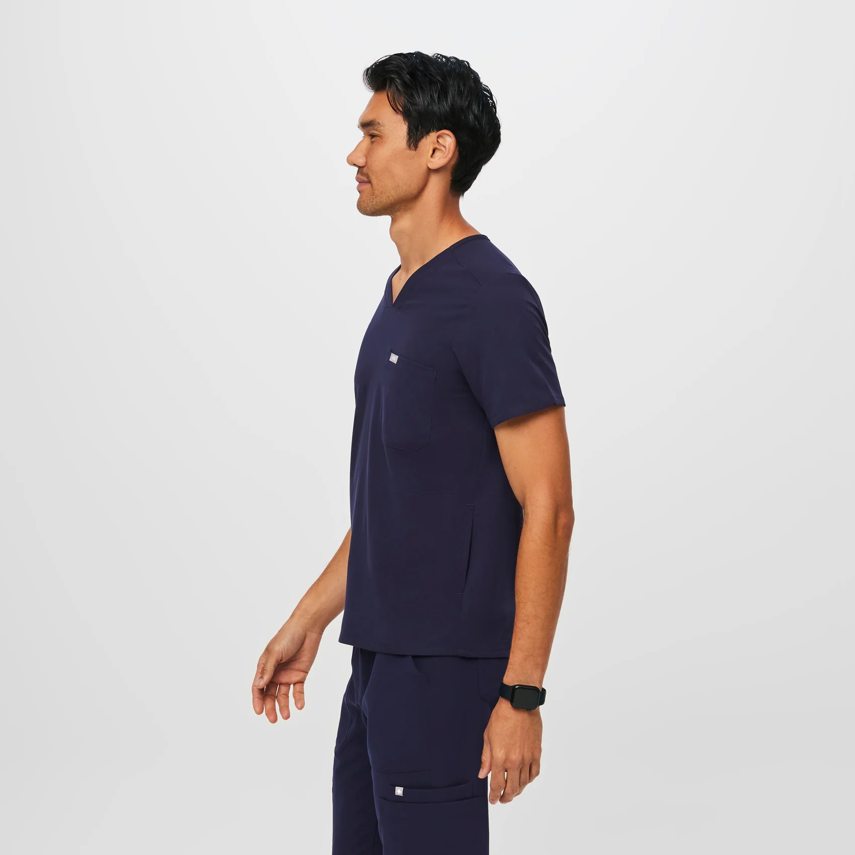 Men's Navy Chisec™ - Three-Pocket Scrub Top - Image 3