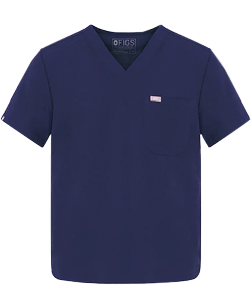 Men's Navy Chisec™ - Three-Pocket Scrub Top - Image 7