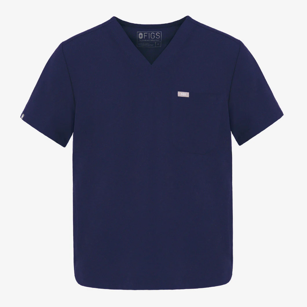 Men's Navy Chisec™ - Three-Pocket Scrub Top - Image 9