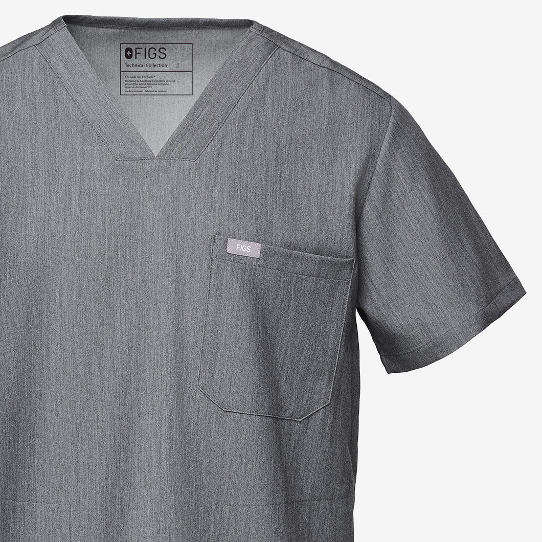 Men's Graphite Chisec™ - Three-Pocket Scrub Top - Image 11