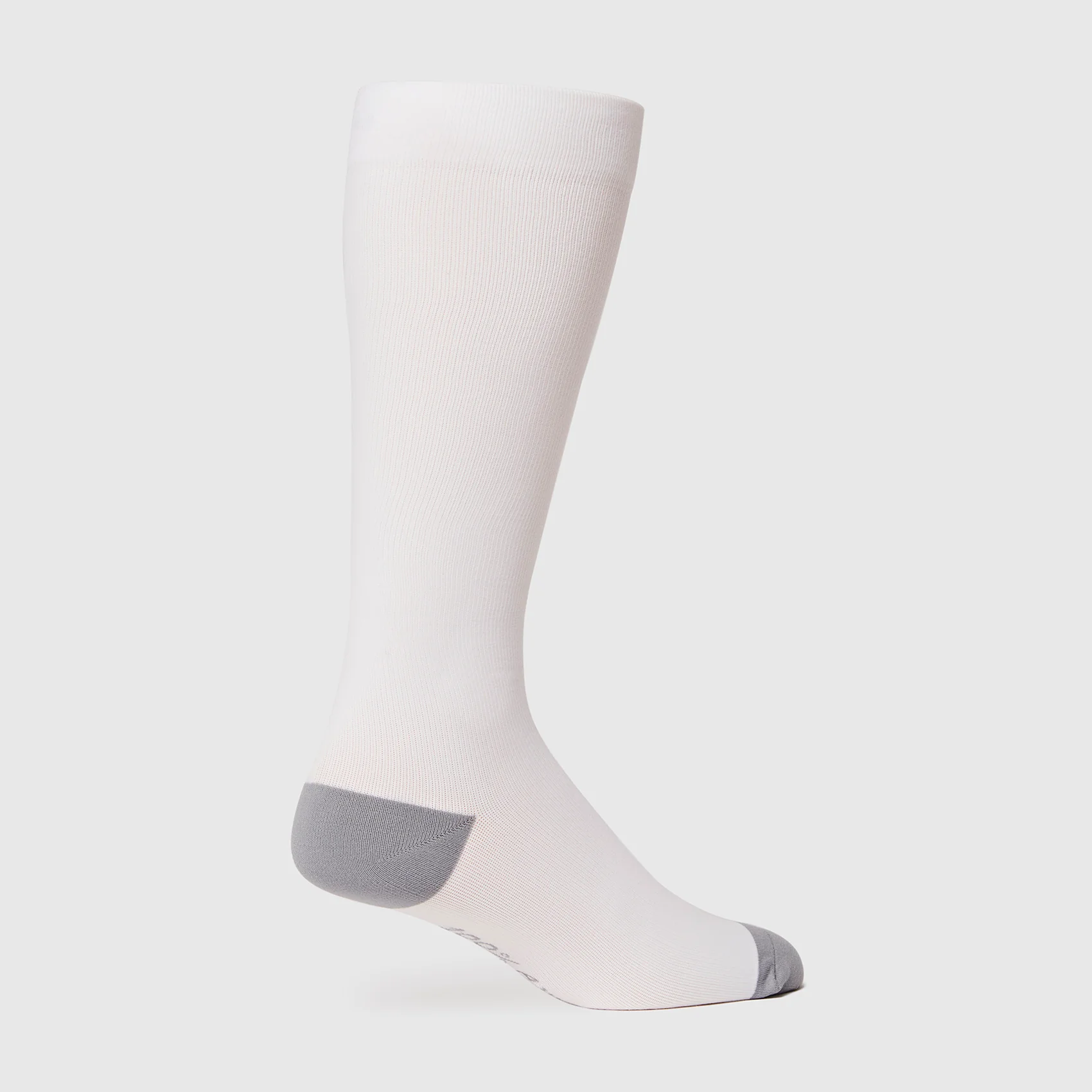 Men's White Solid  - Compression Socks - Image 3