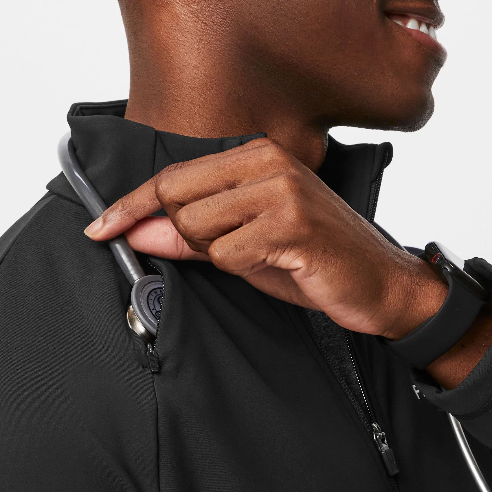 men's Black On-Shift ContourKnit Jacket™ - Image 5