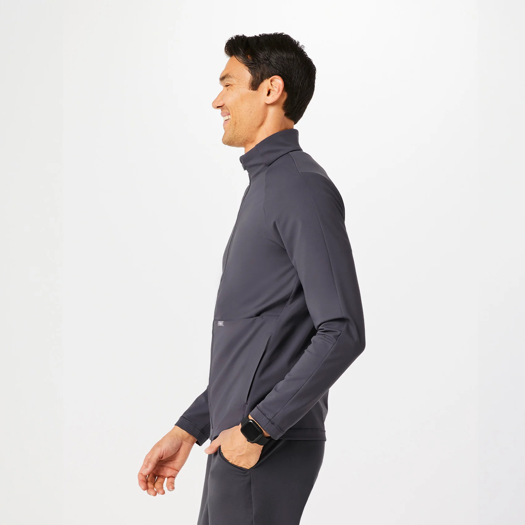 men's Charcoal On-Shift ContourKnit Jacket™ - Image 3