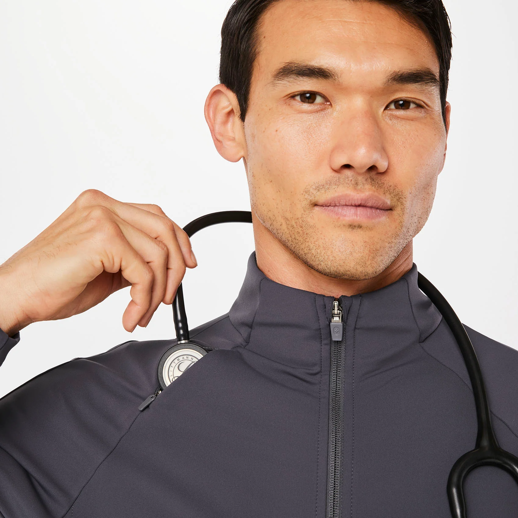 men's Charcoal On-Shift ContourKnit Jacket™ - Image 5
