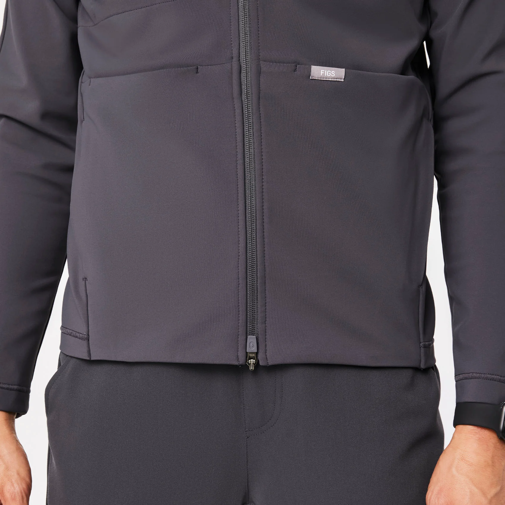 men's Charcoal On-Shift ContourKnit Jacket™ - Image 7
