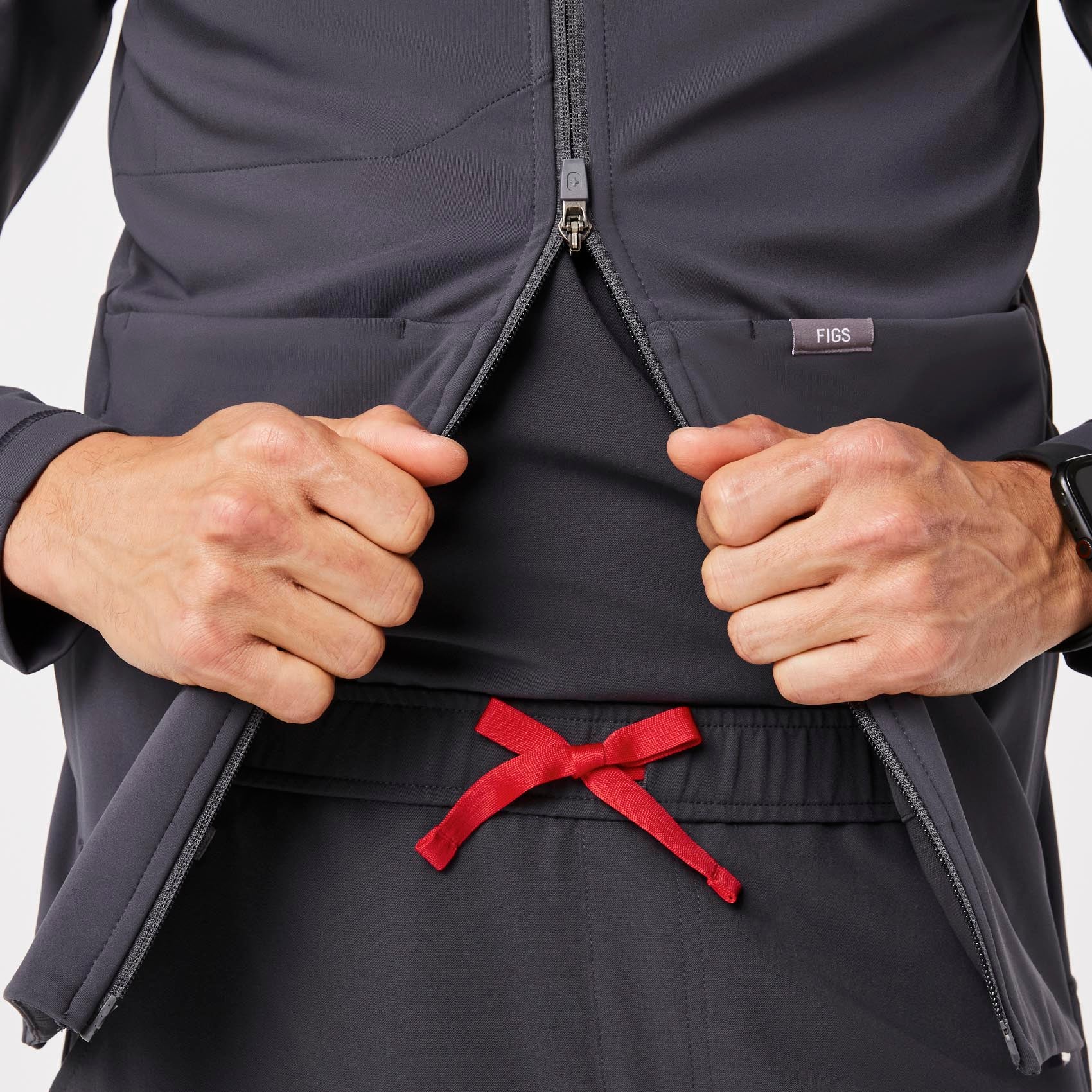 men's Charcoal On-Shift ContourKnit Jacket™ - Image 8
