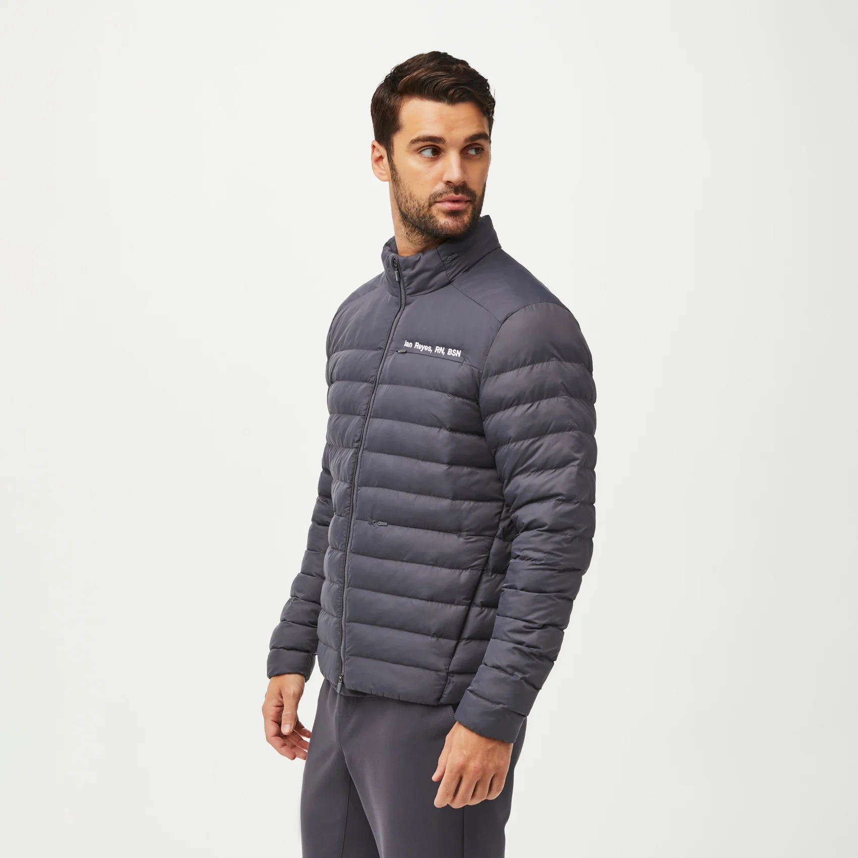 men's Charcoal On-Shift™ Packable - Puffer Jacket - Image 3