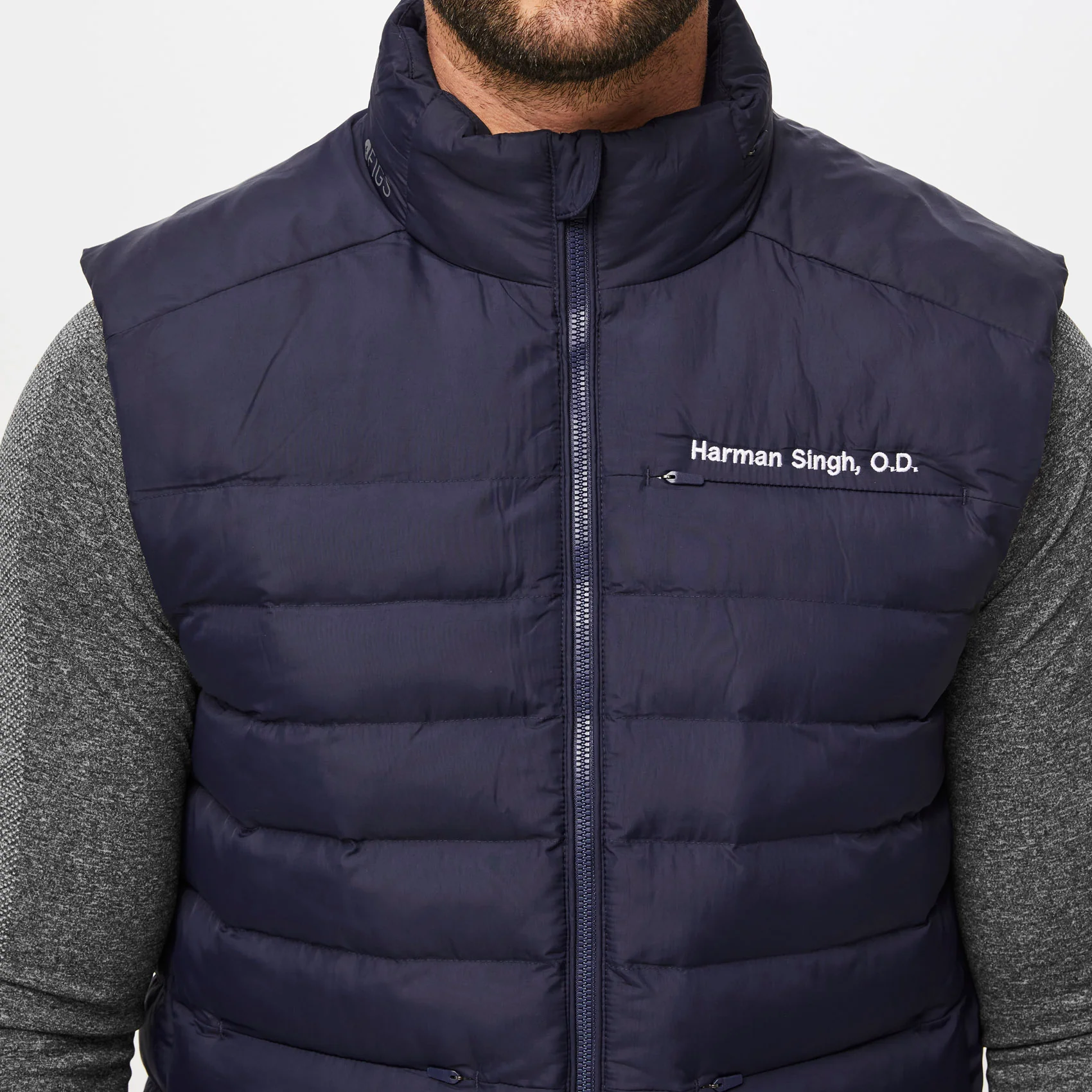 men's Navy On-Shift™ Packable - Puffer Vest - Image 5