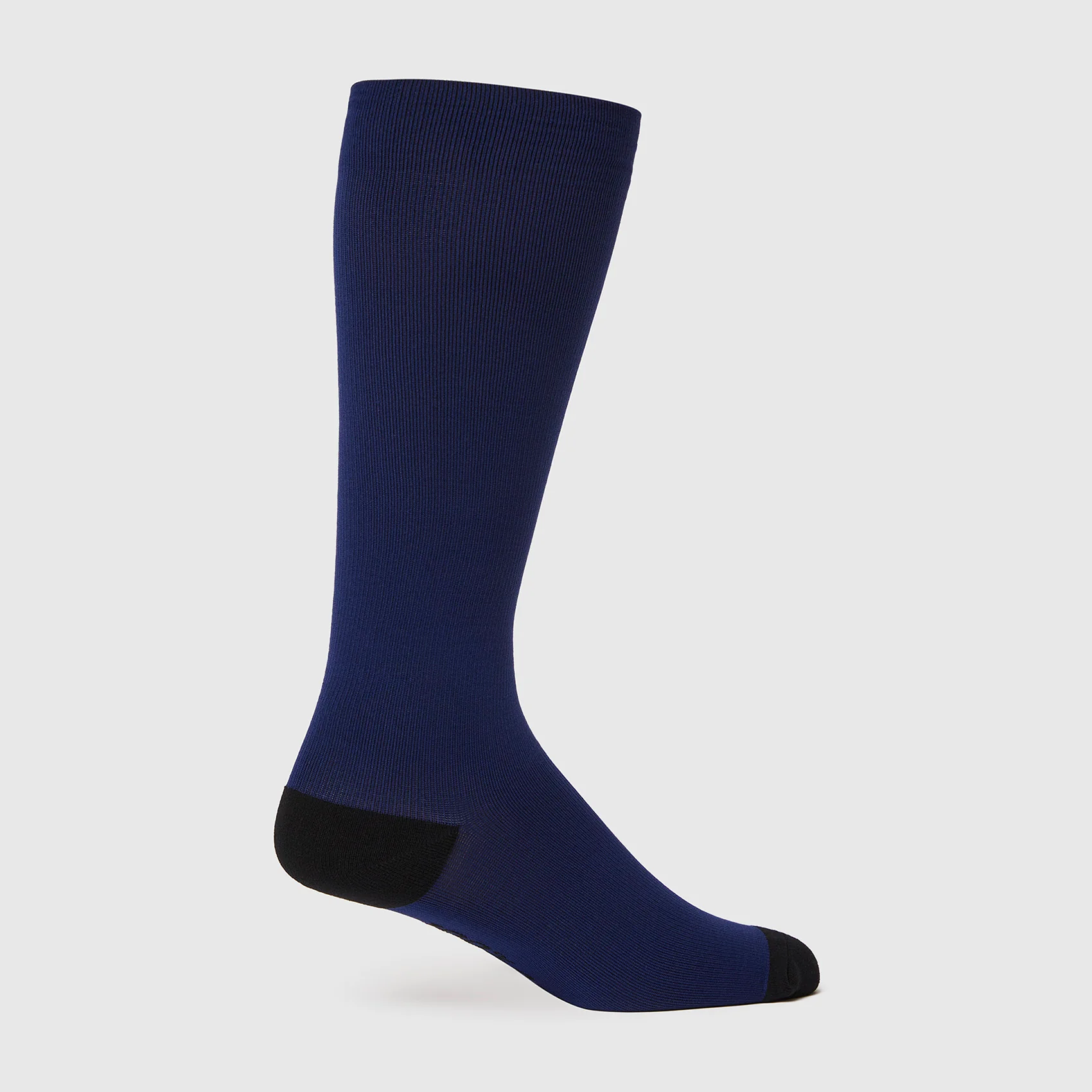 Men's Navy Solid Compression Socks - Image 3