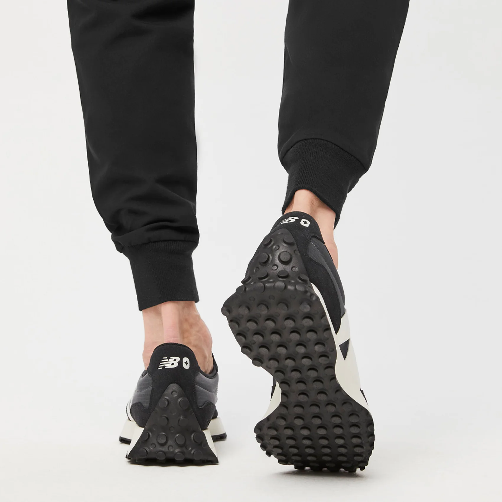unisex Black FIGS | New Balance 327 - Image 6
