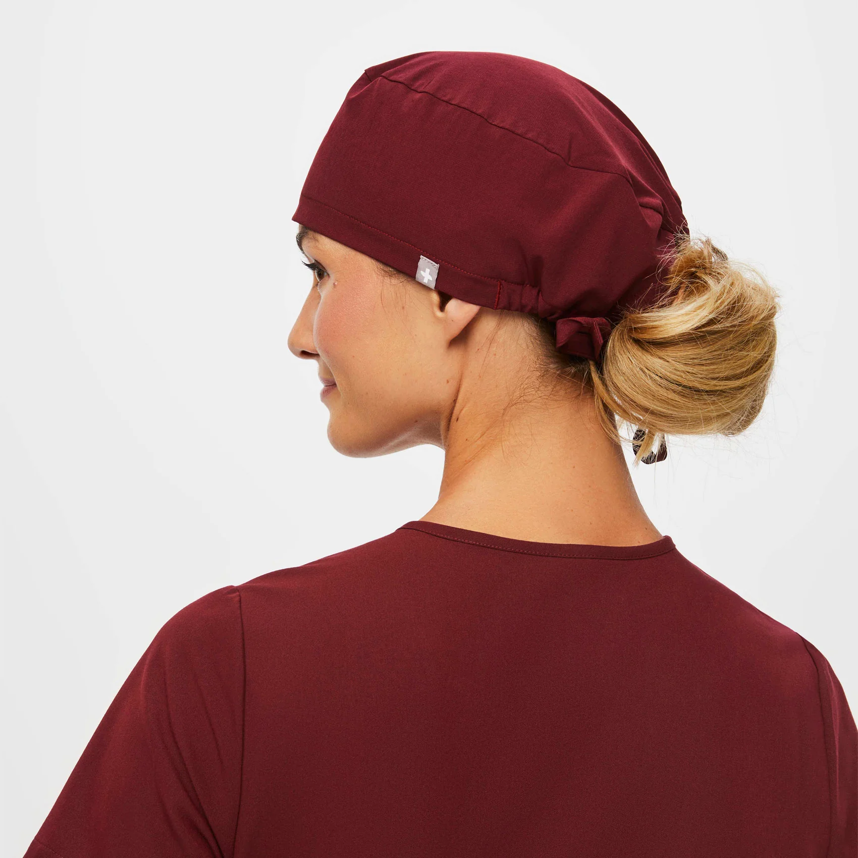 Burgundy Modern - Classic Scrub Cap - Image 4