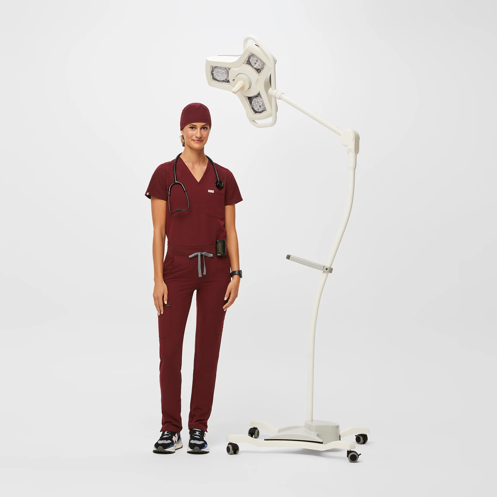 Burgundy Modern - Classic Scrub Cap - Image 5