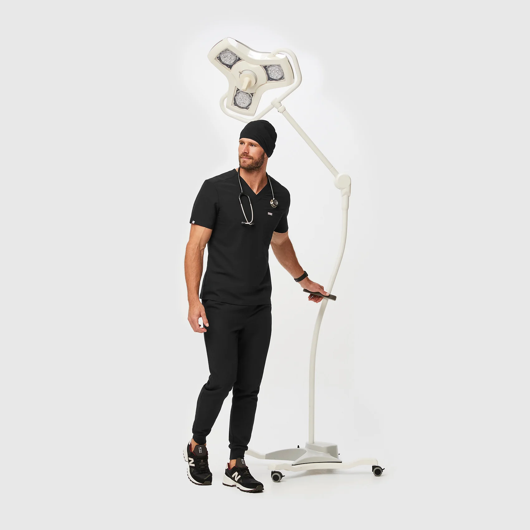 Black Modern - Expandable Scrub Cap - Image 4