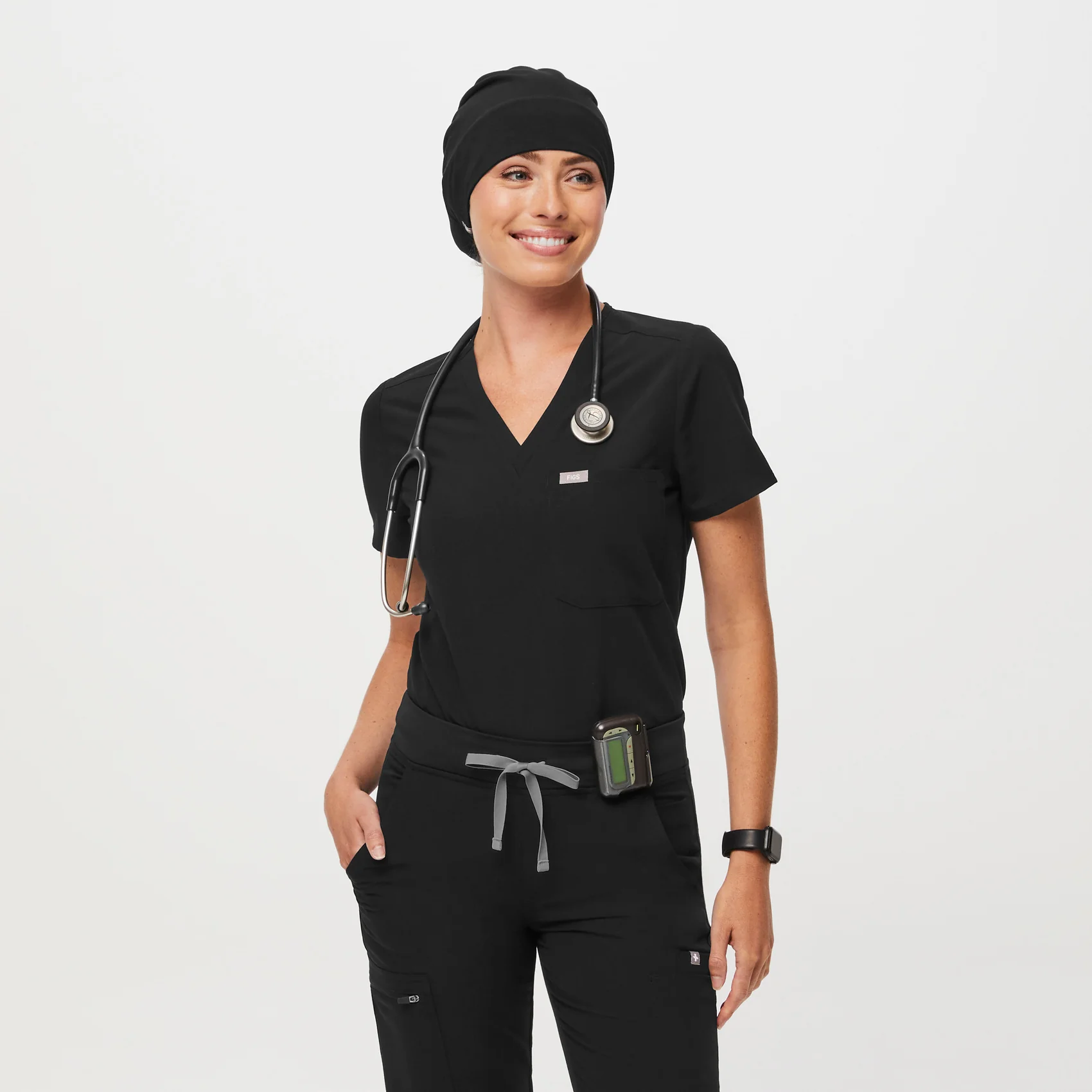 Black Modern - Expandable Scrub Cap - Image 5