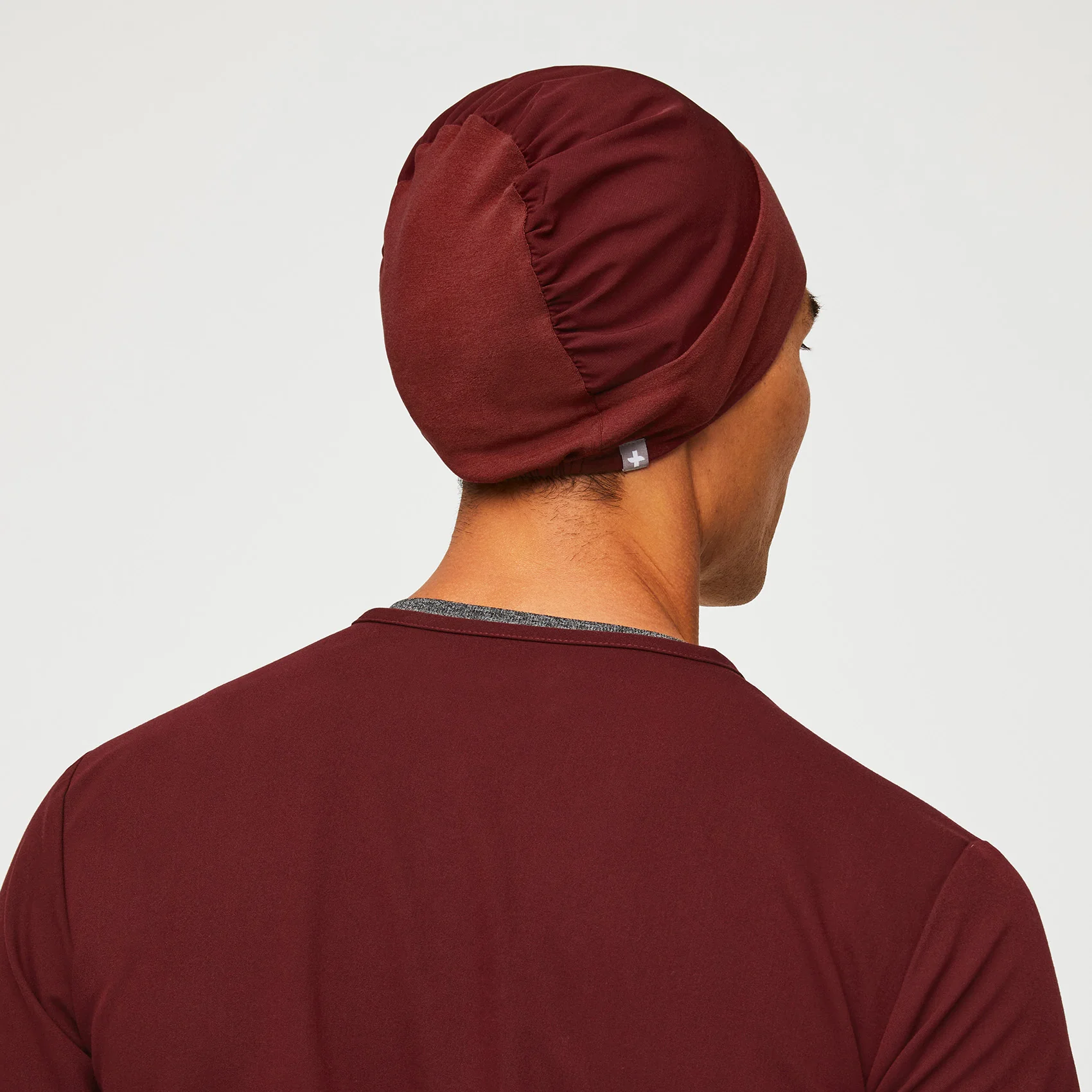 Burgundy Modern - Expandable Scrub Cap - Image 6