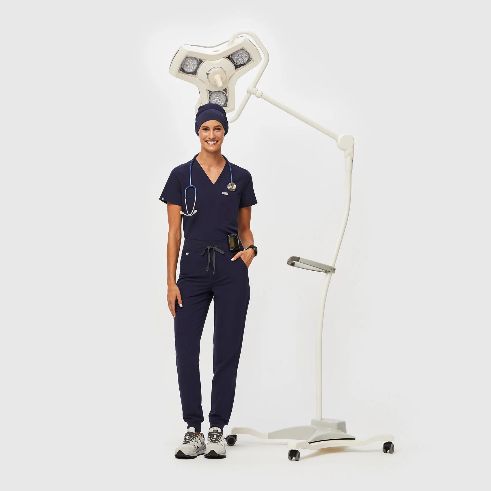 Navy Modern - Expandable Scrub Cap - Image 4