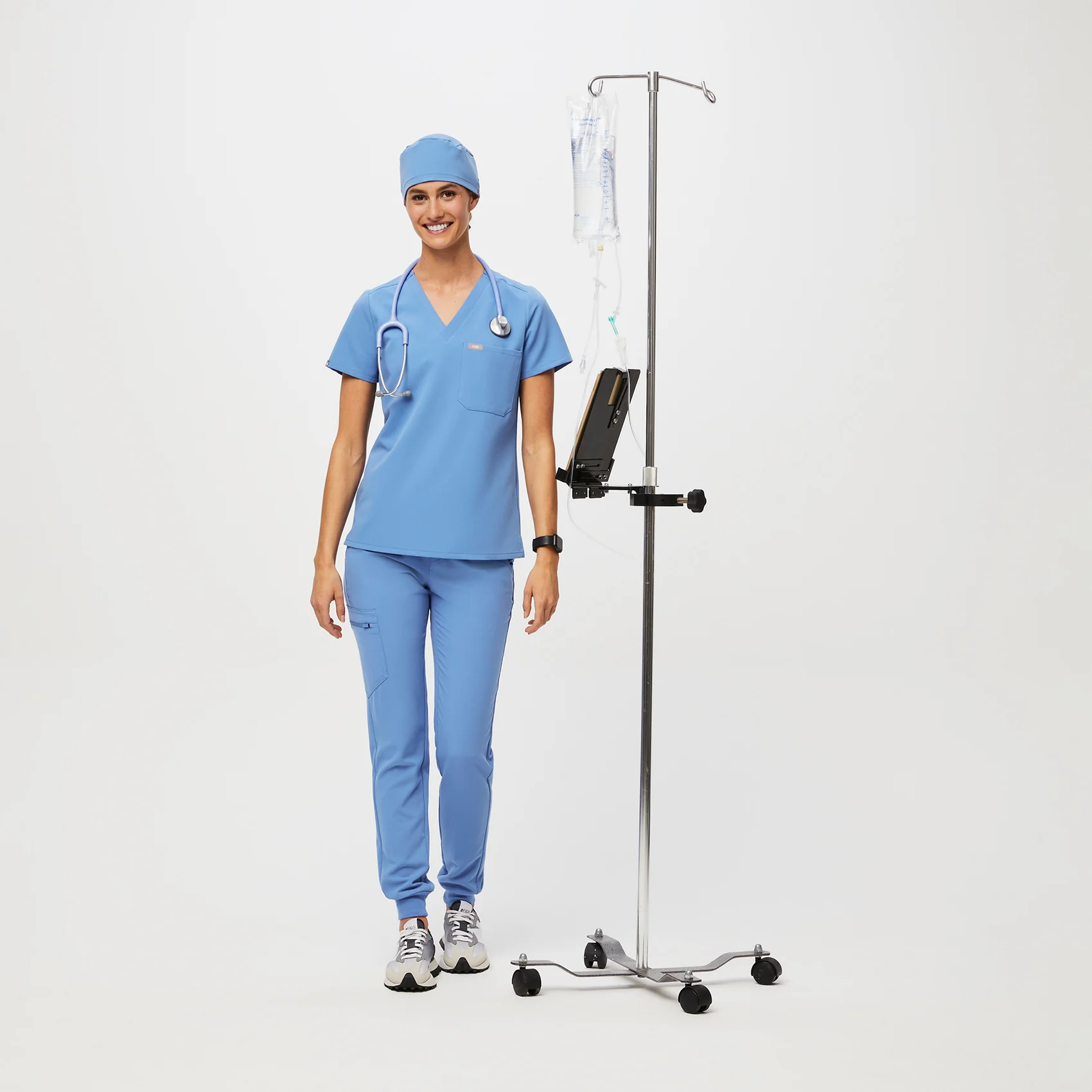 Ceil Blue Modern - Classic Scrub Cap Buttonholes - Image 3