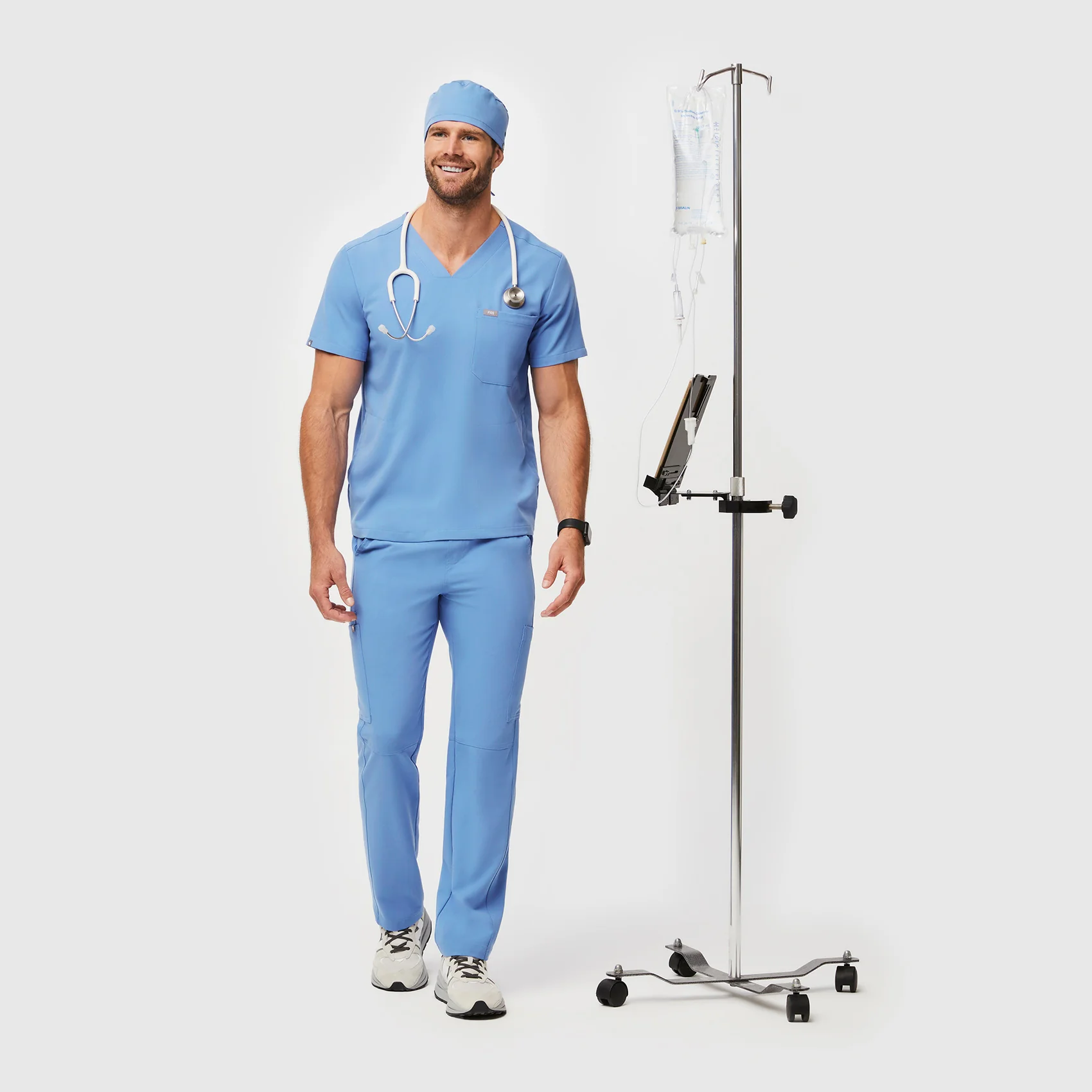 Ceil Blue Modern - Classic Scrub Cap Buttonholes - Image 7