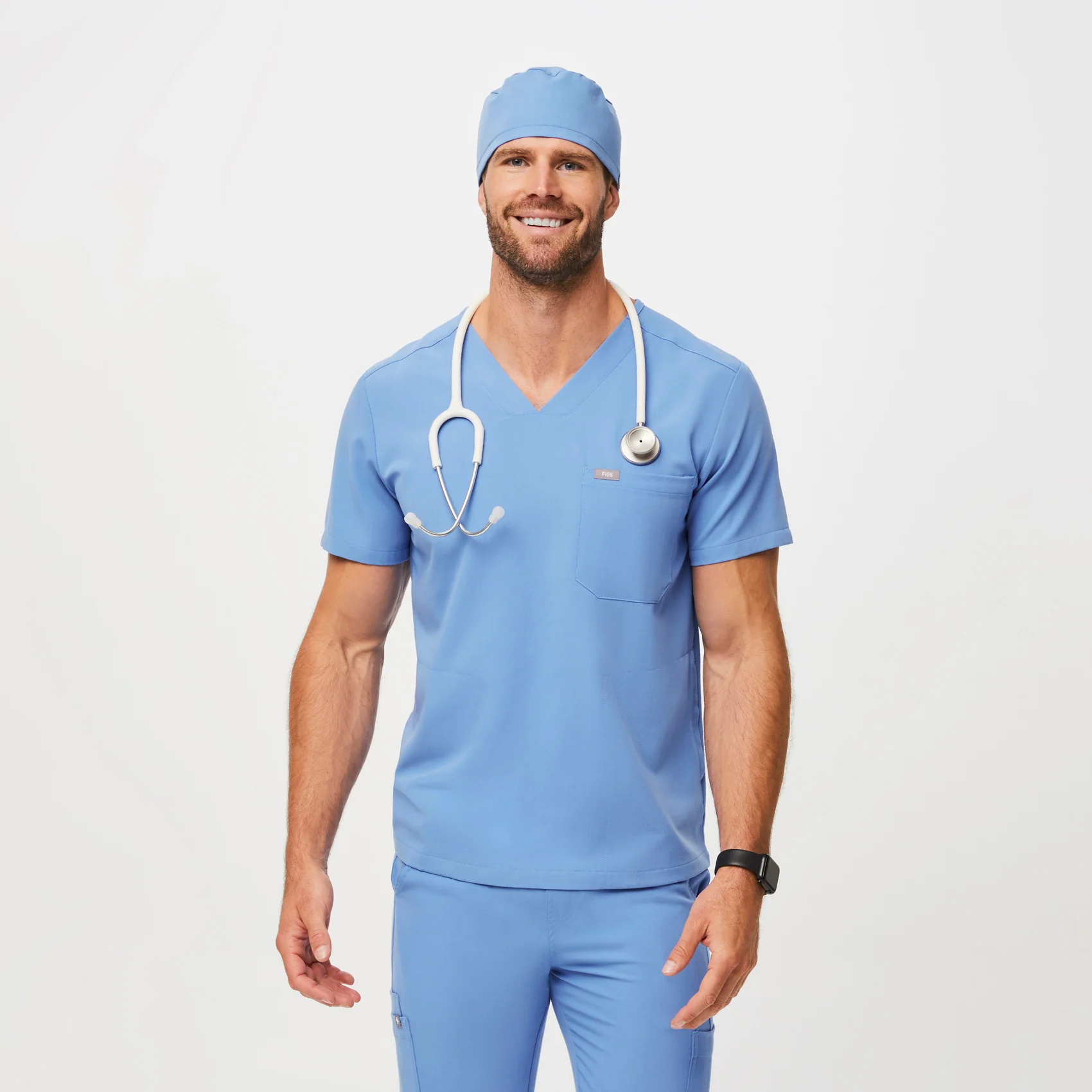 Ceil Blue Modern - Classic Scrub Cap Buttonholes - Image 8