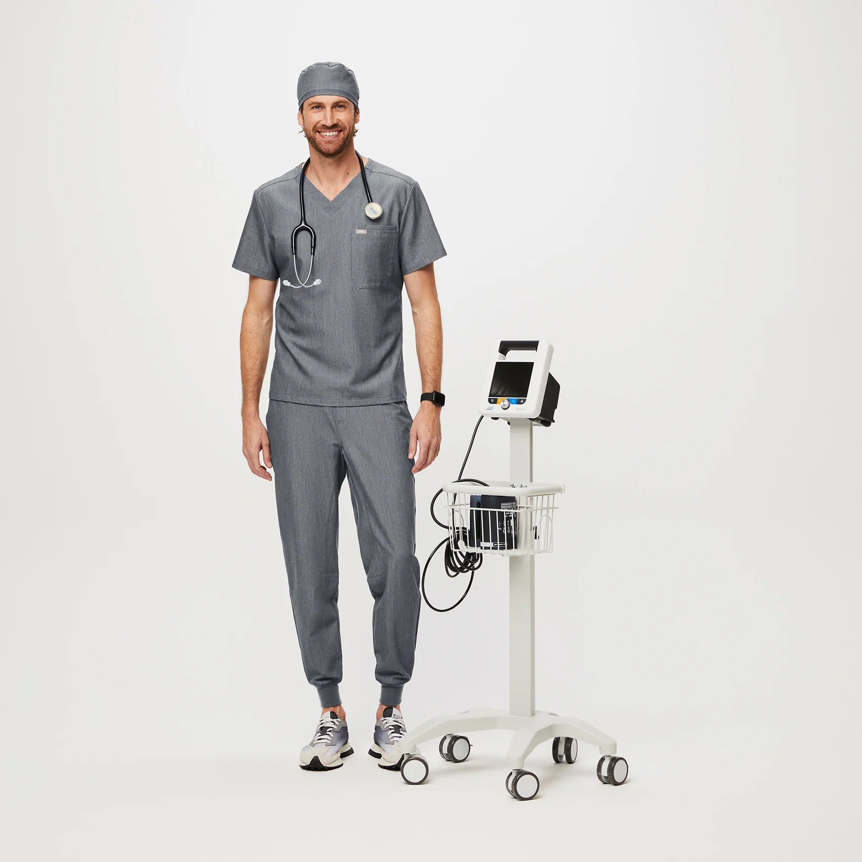 Graphite Modern - Classic Scrub Cap Buttonholes - Image 5