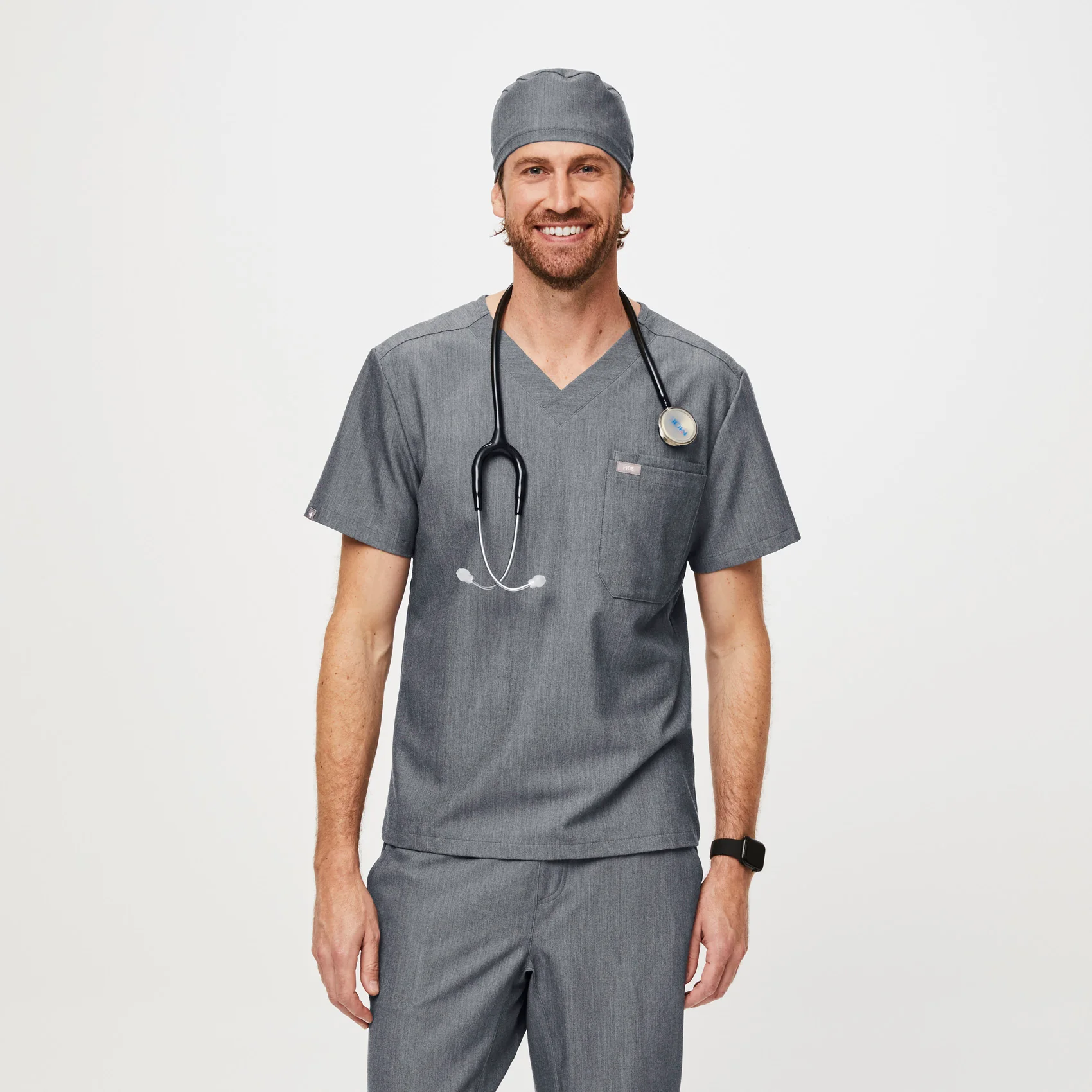 Graphite Modern - Classic Scrub Cap Buttonholes - Image 8
