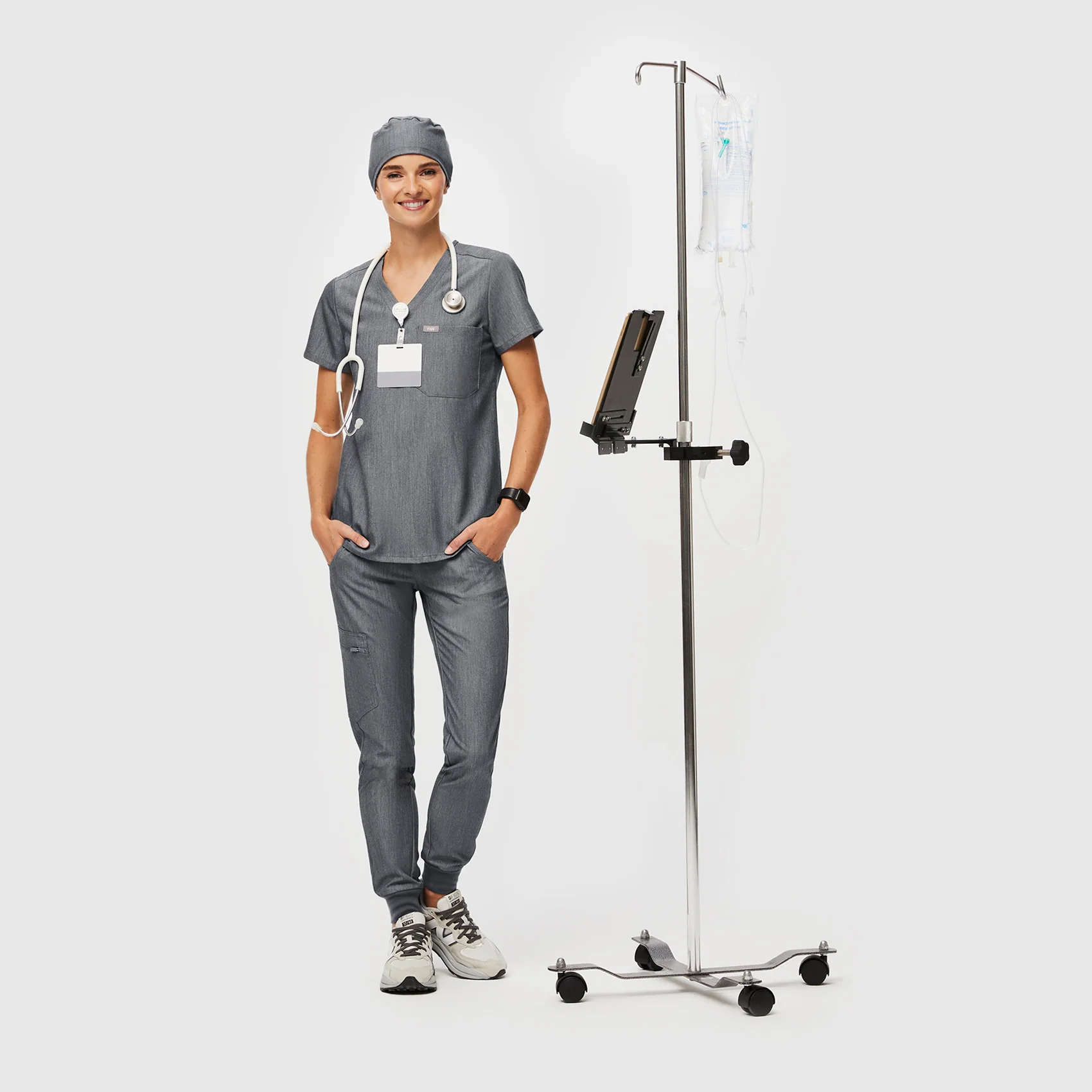 Graphite Modern - Classic Scrub Cap Buttonholes - Image 9