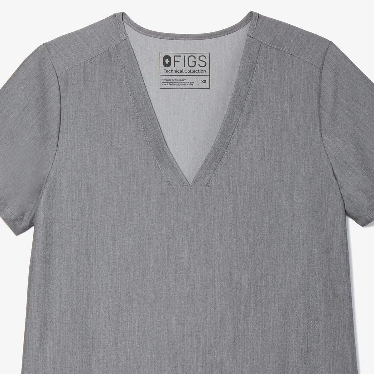 Women's Graphite Casma™ - Three-Pocket Scrub Top - Image 7