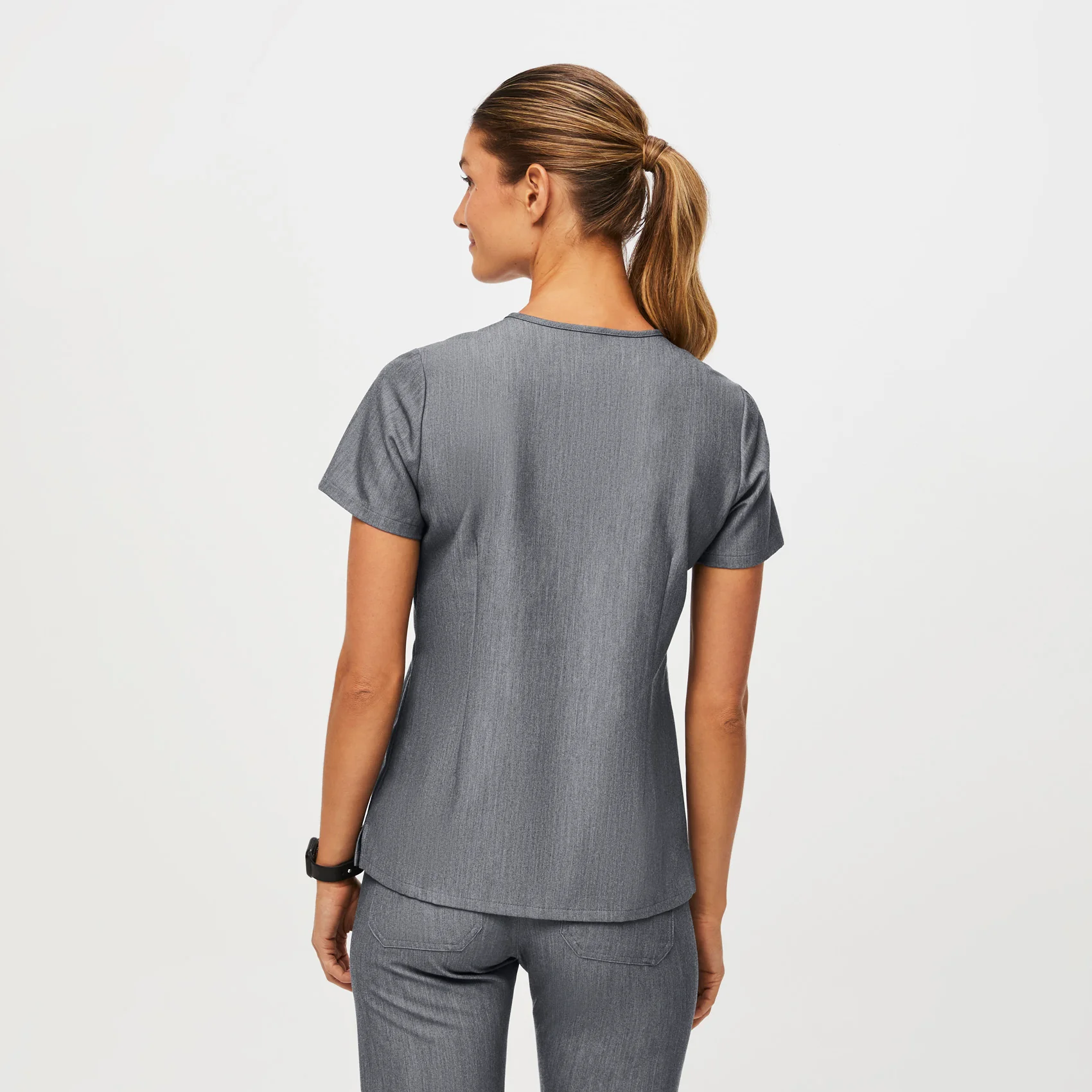 Women's Graphite Catarina™ - One-Pocket Scrub Top - Image 4