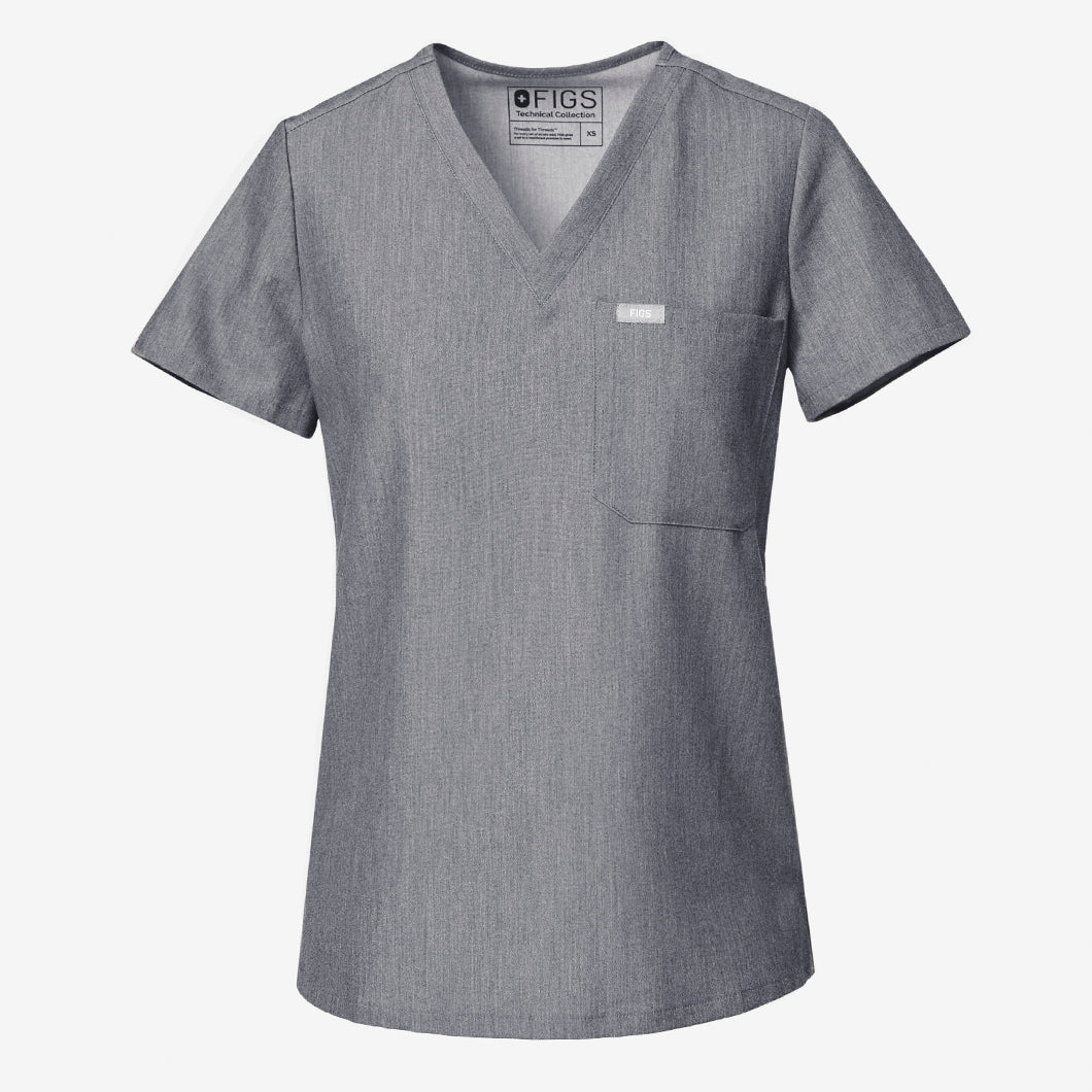 Women's Graphite Catarina™ - One-Pocket Scrub Top - Image 6