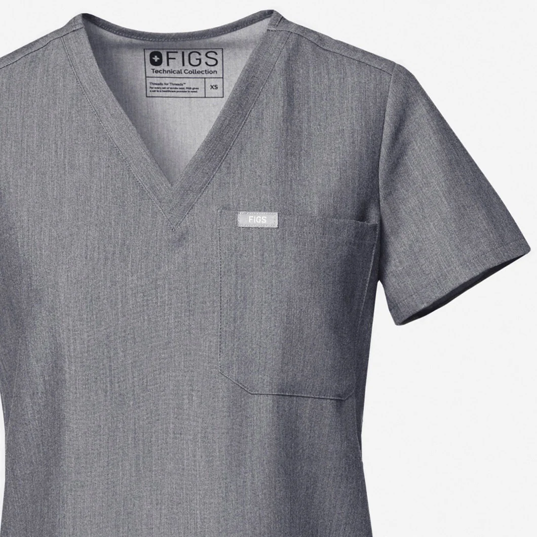 Women's Graphite Catarina™ - One-Pocket Scrub Top - Image 7