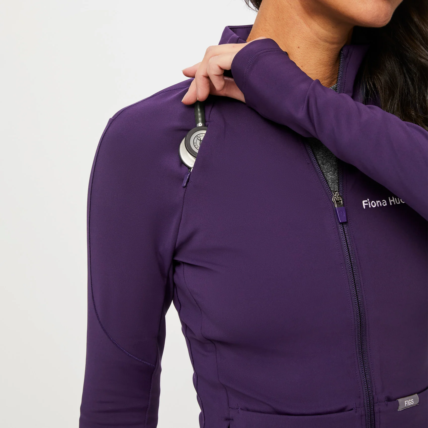 women's Purple Jam On-Shift ContourKnit Jacket™ - Image 4