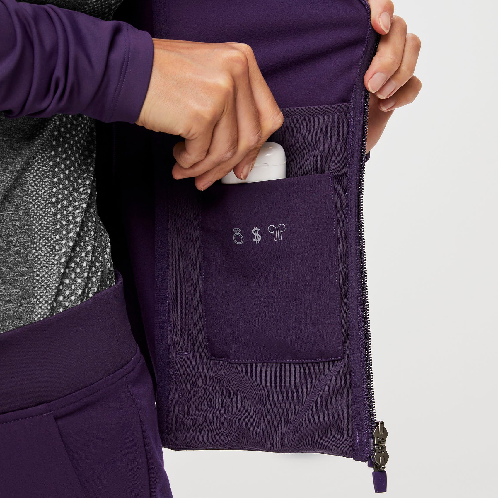 women's Purple Jam On-Shift ContourKnit Jacket™ - Image 8