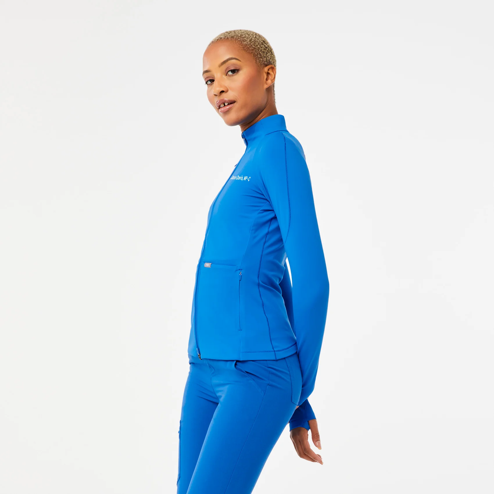 women's Royal Blue On-Shift ContourKnit Jacket™ - Image 3