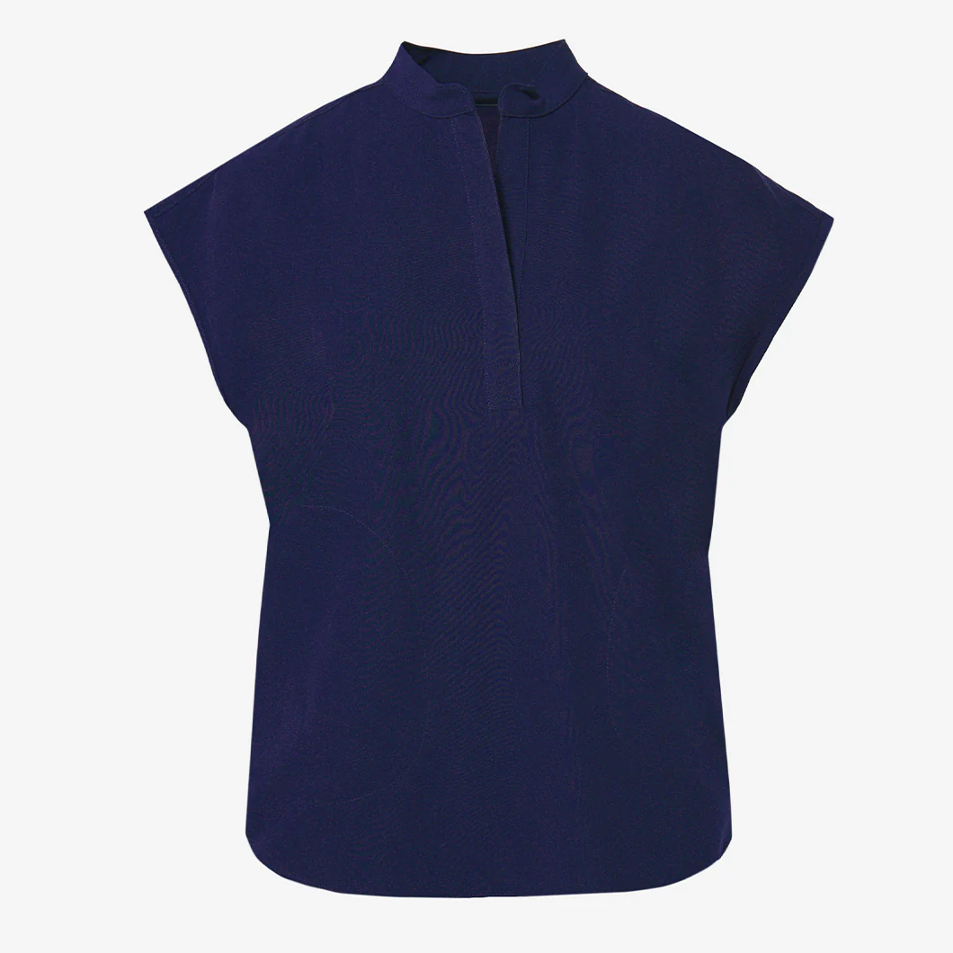 Women's Navy Rafaela™ - Oversized Scrub Top - Image 10