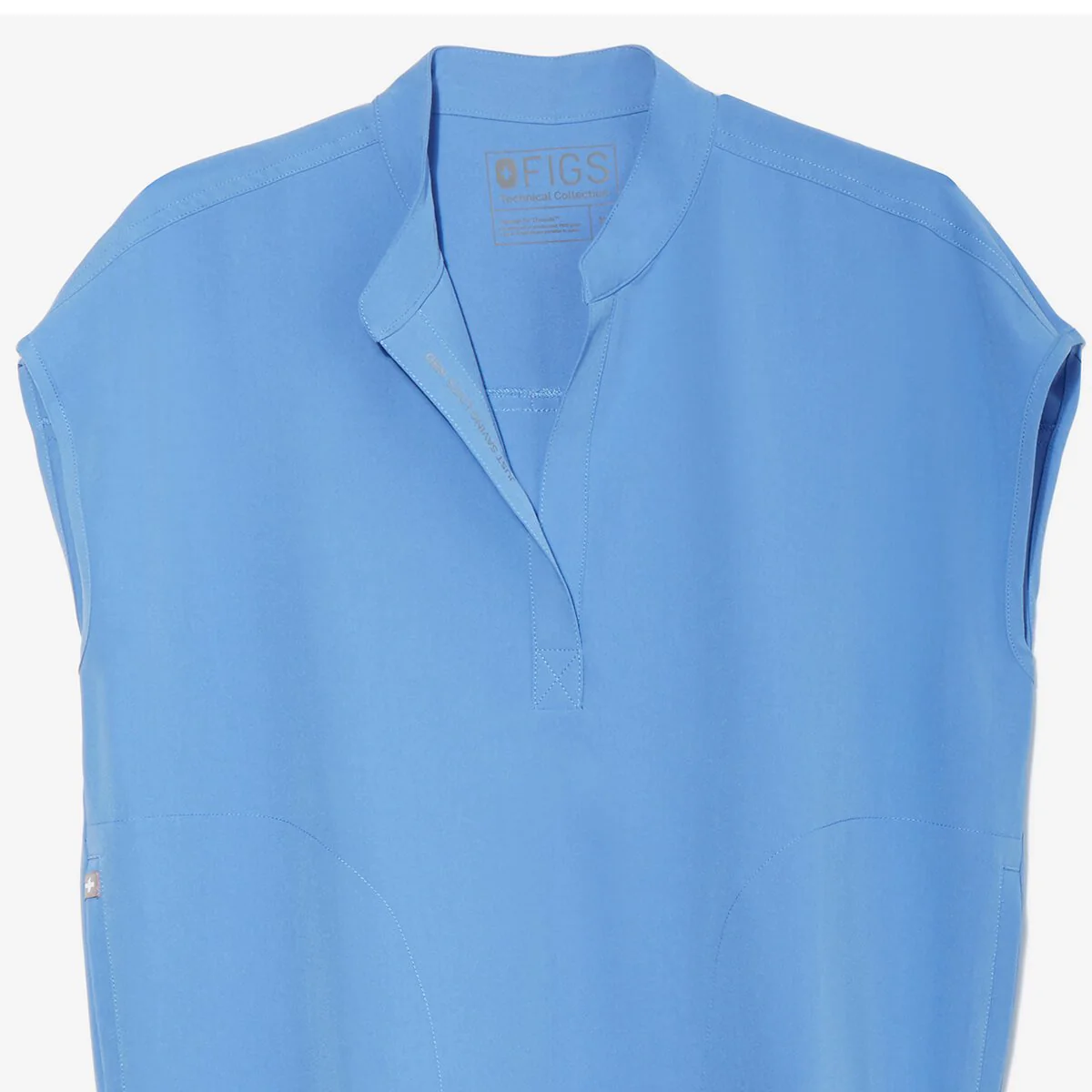 Women's Ceil Blue Rafaela™ - Oversized Scrub Top - Image 10