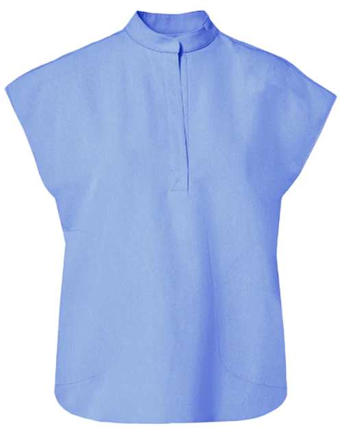 Women's Ceil Blue Rafaela™ - Oversized Scrub Top - Image 6