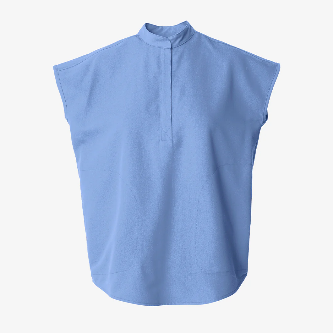 Women's Ceil Blue Rafaela™ - Oversized Scrub Top - Image 8