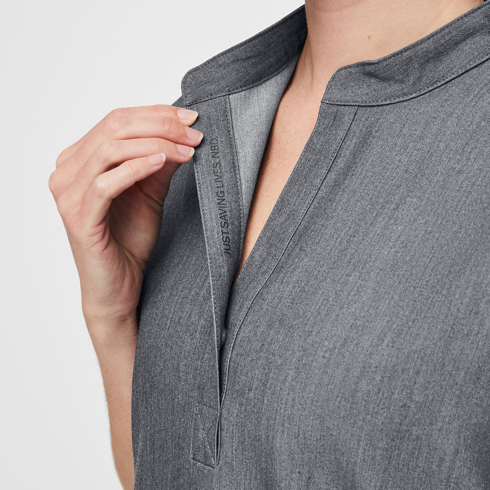 Women's Graphite Rafaela™ - Oversized Scrub Top - Image 4