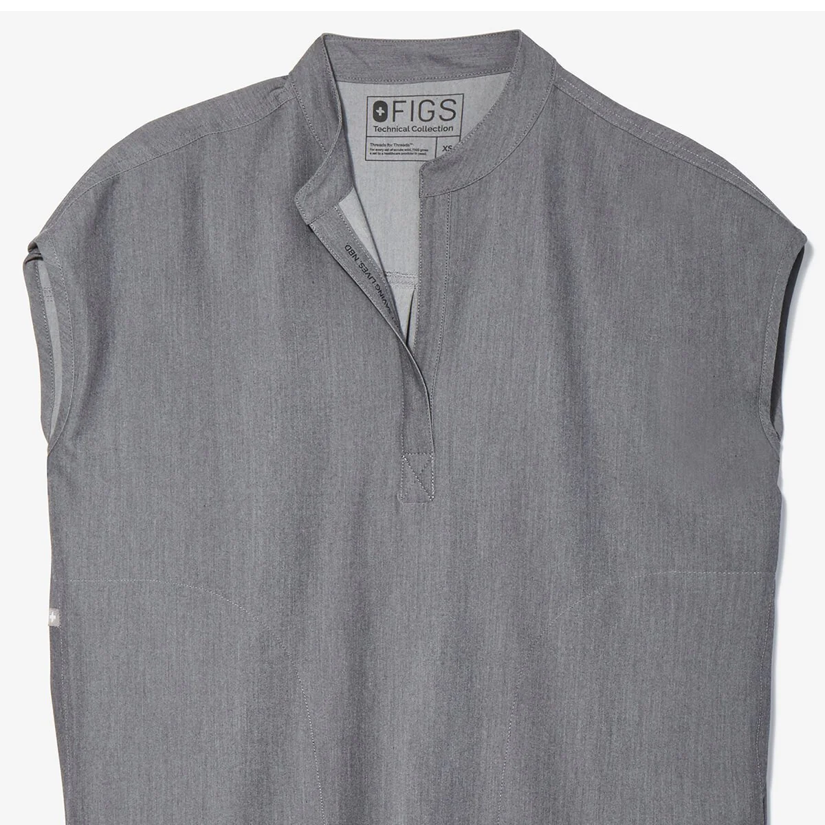 Women's Graphite Rafaela™ - Oversized Scrub Top - Image 7